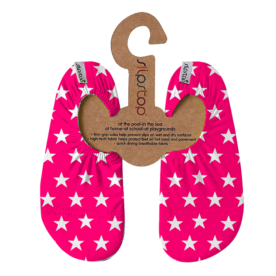 Slipstop Girl's Orion Junior Soft Swim Shoes - Pink/White