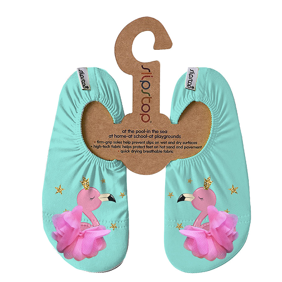 Slipstop - 3D Flamingo Printed Shoes - Green