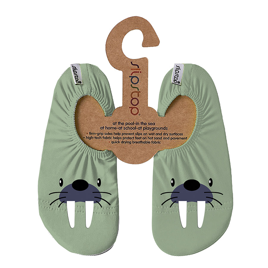 Slipstop - 3D Walrus Printed Shoes - Green
