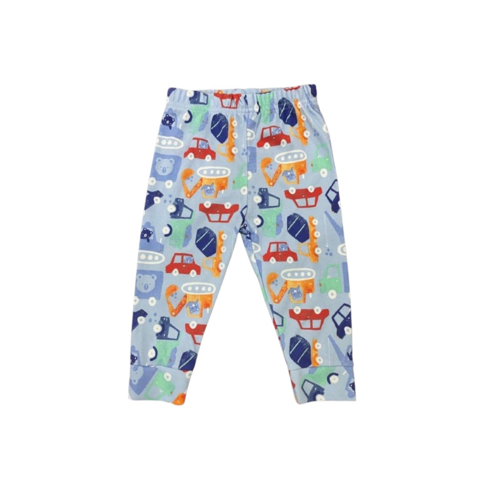 Veronica Car Print Pyjama Set - Blue/Multi - 2 Pcs