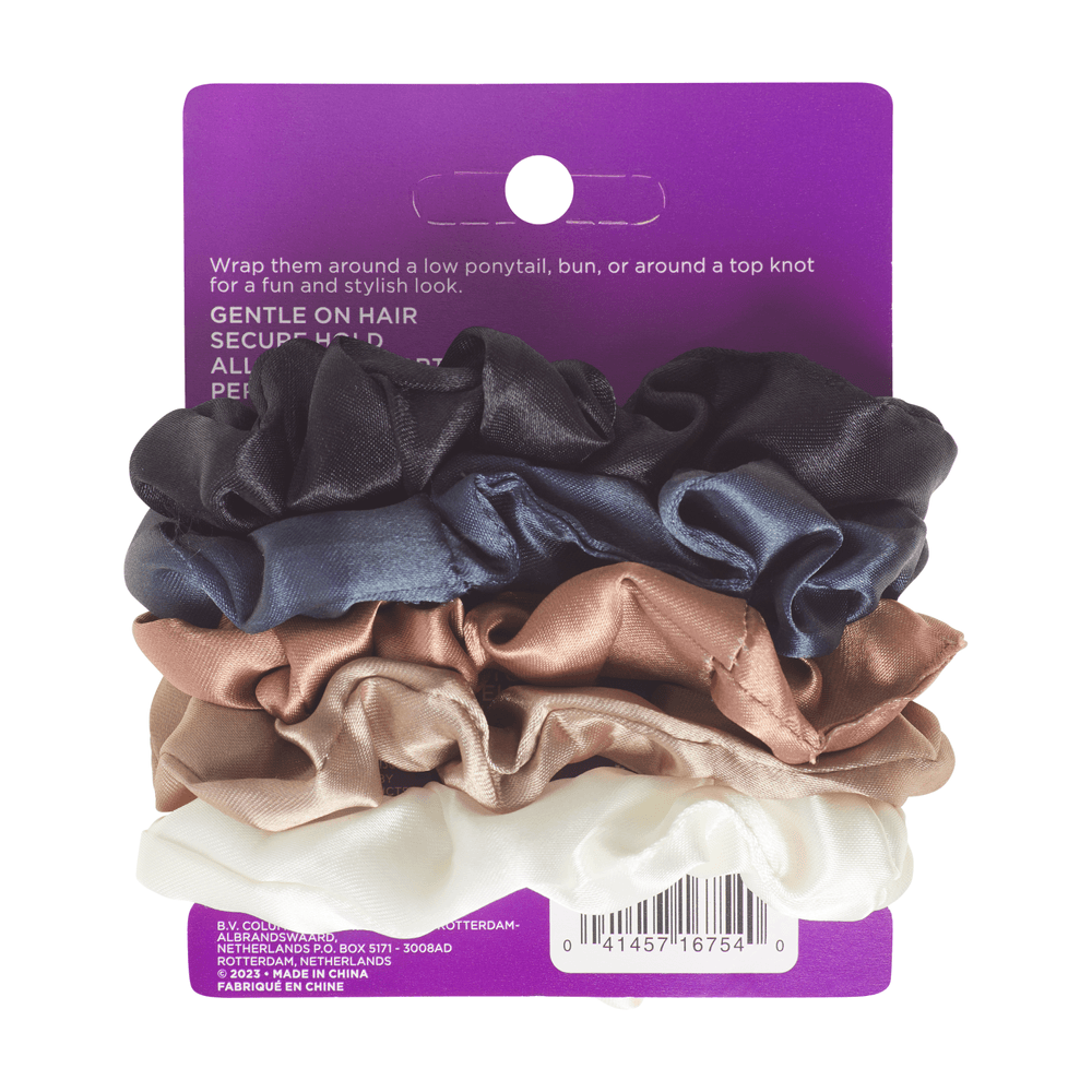 Goody - Ouchless Satin Scrunchies - Color May Vary - 5 Pcs