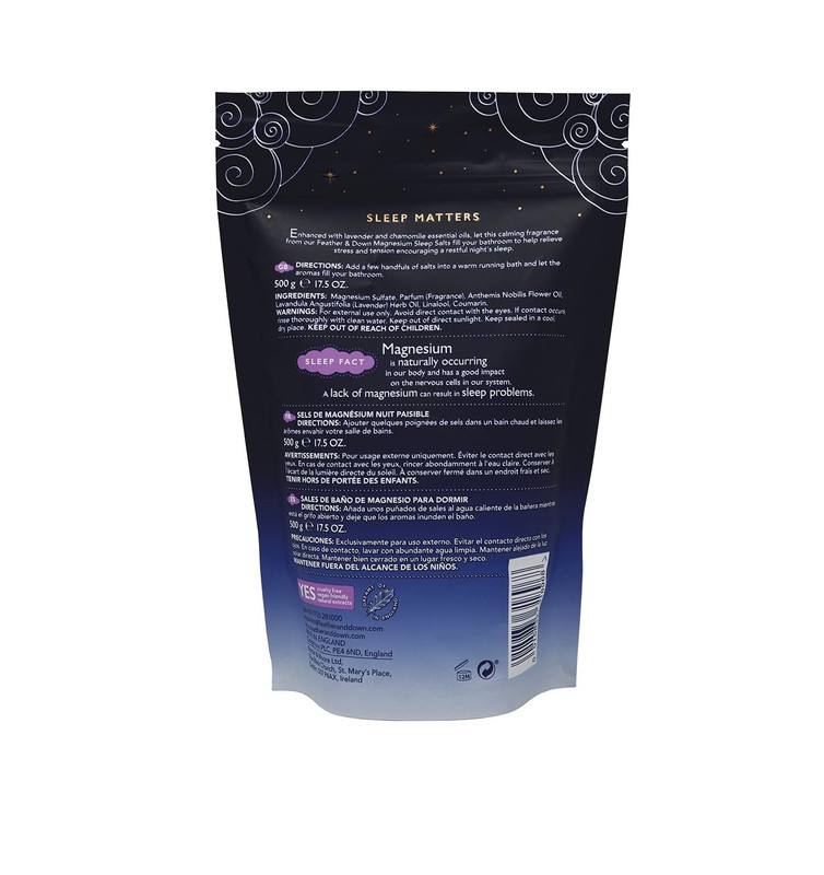 Feather & Down - Magnesium Sleep Bath Salts - 500g