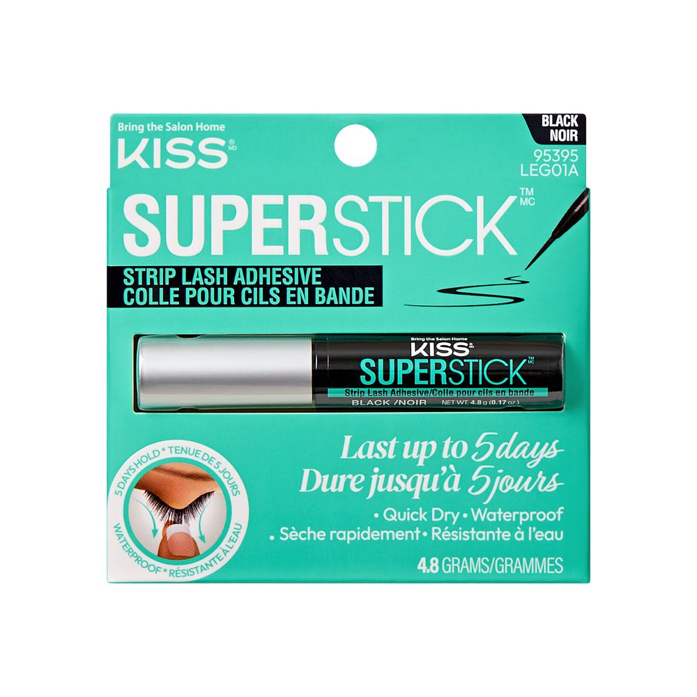 Kiss Superstick Strip Lash Adhesive - Black - 4.8 gm