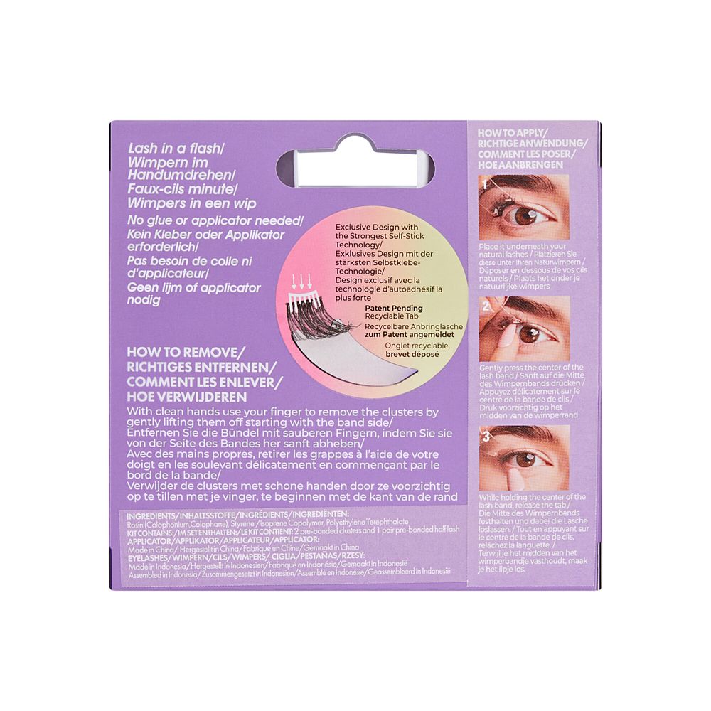 Kiss - Impress Press-On Falsies Easy Tab Lashes - Authentic Natural