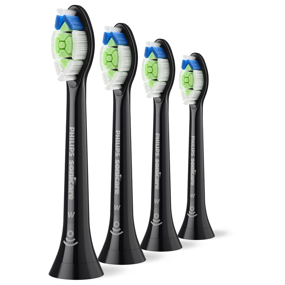 Philips Sonicare - W2 Optimal White Replacement Toothbrush Heads - Medium Soft - Pack of 4