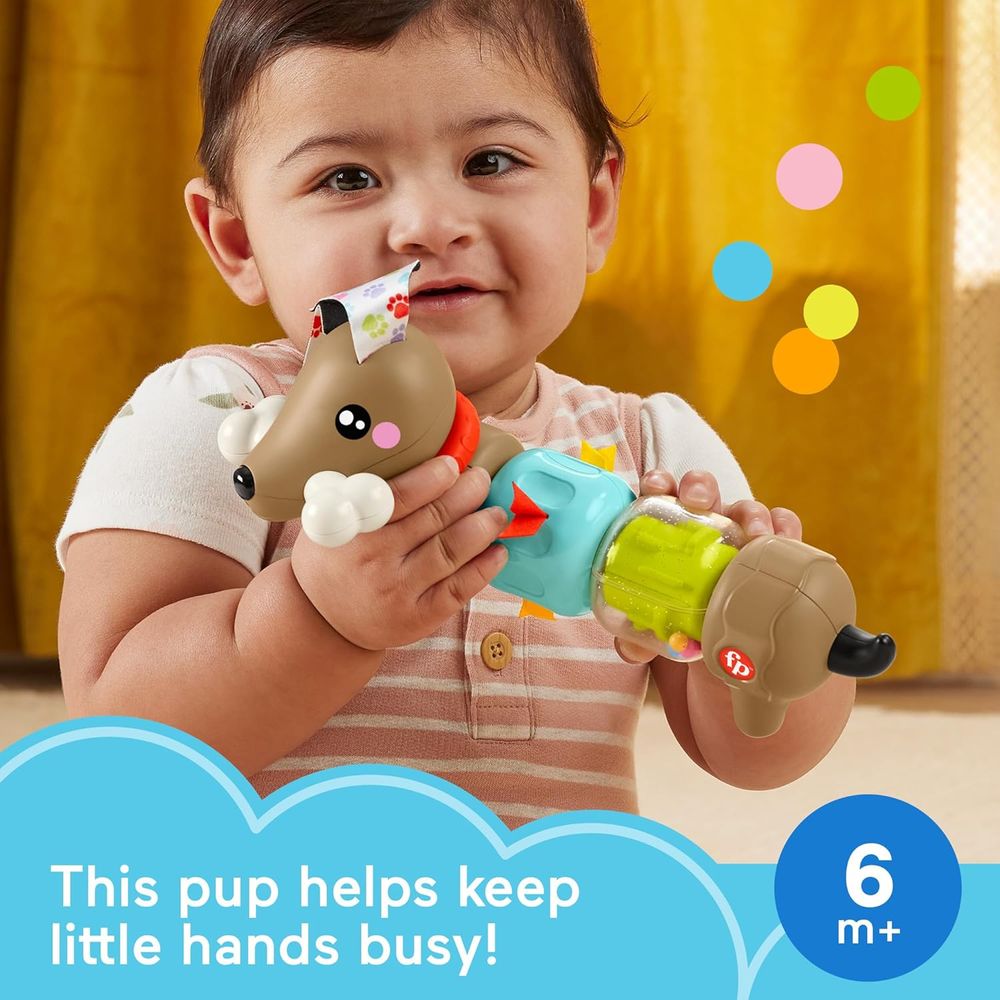 Fisher-Price Pets Click And Spin Activity Pup With Fine Motor