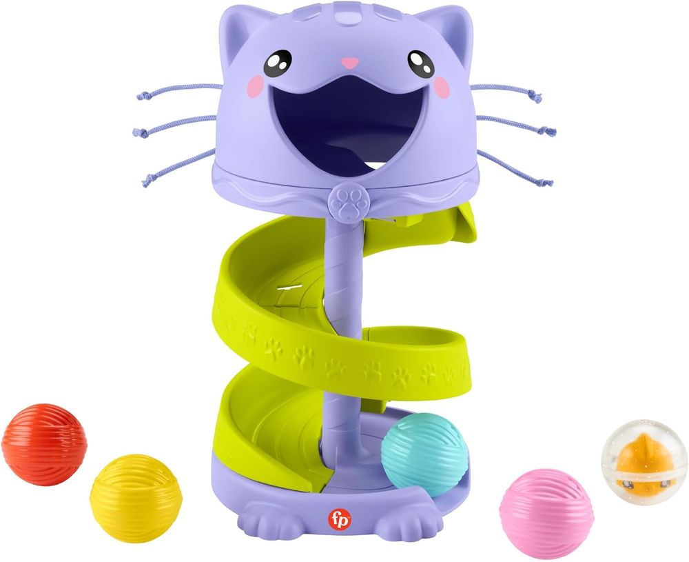 Fisher-Price Purrr-Fect Ball Tower Activity Toy