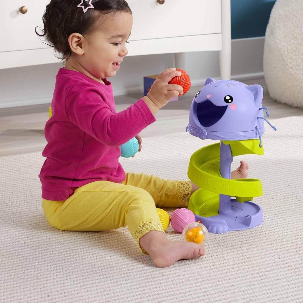 Fisher-Price Purrr-Fect Ball Tower Activity Toy