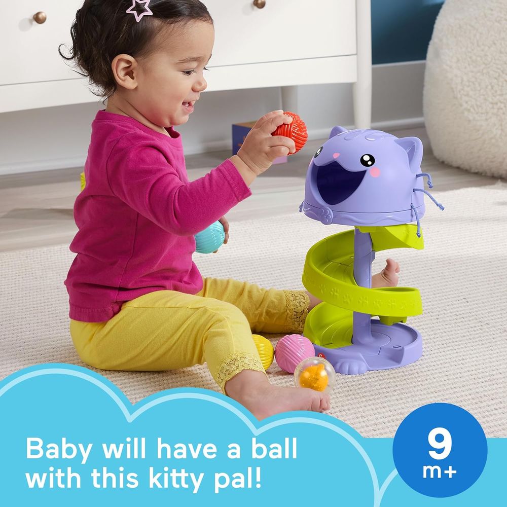 Fisher-Price Purrr-Fect Ball Tower Activity Toy