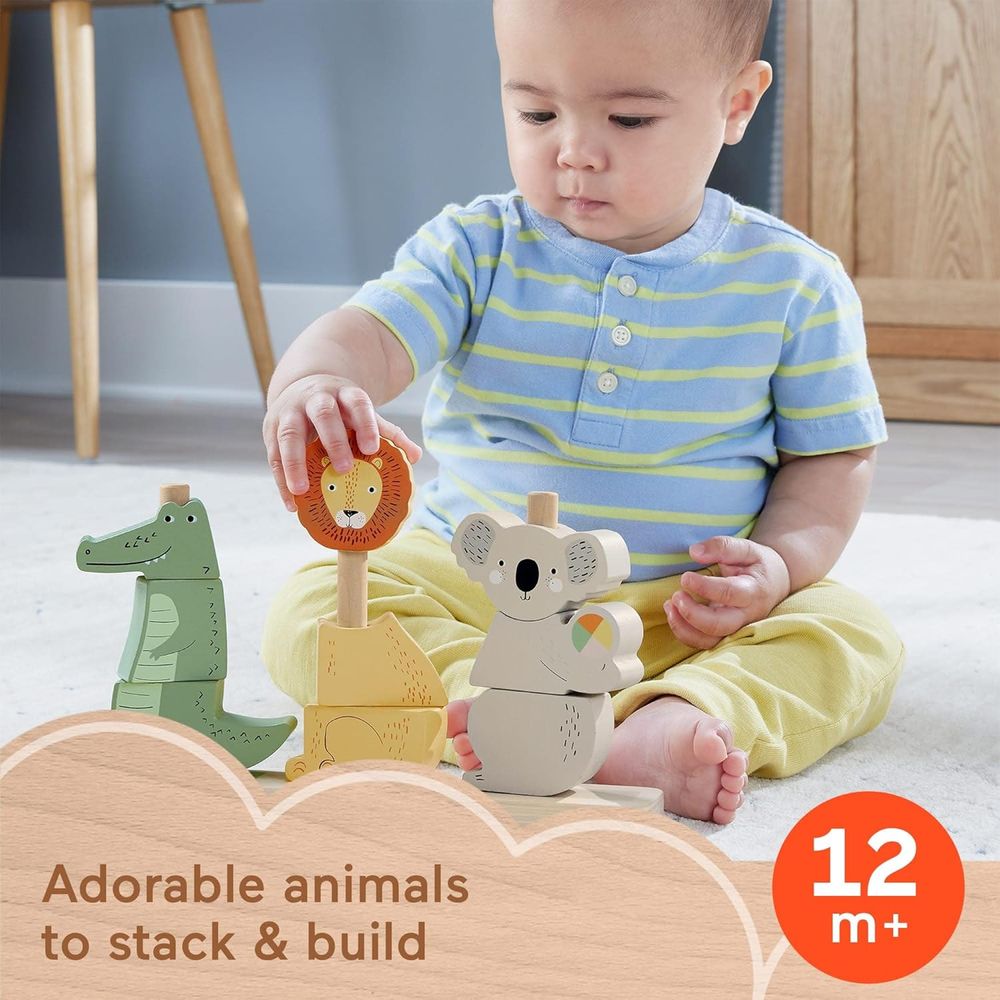 Fisher-Price Stacking And Sorting Animals In Wood