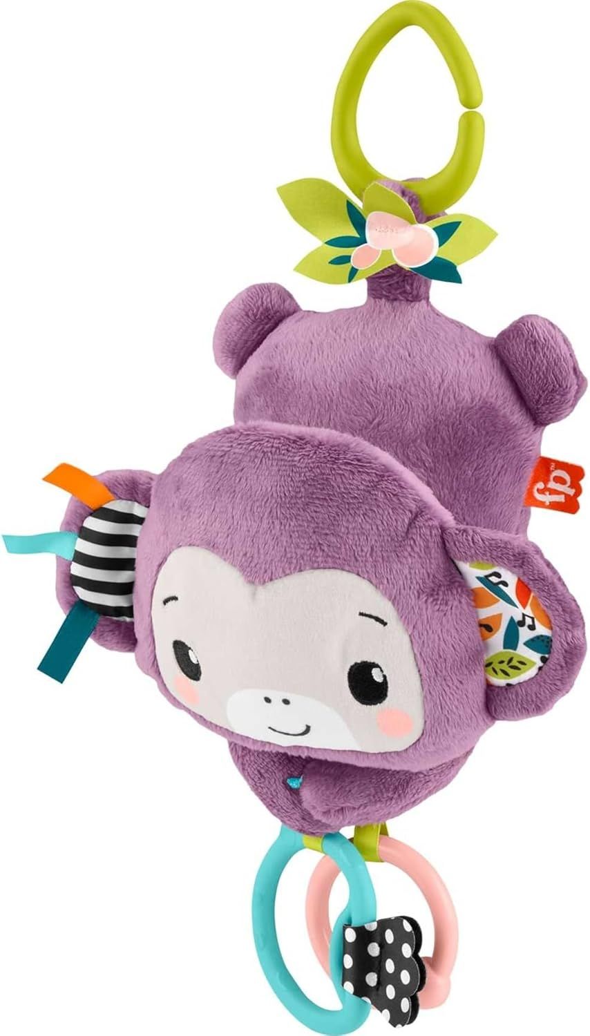 Fisher-Price Sing And Go Purple Monkey Hanging