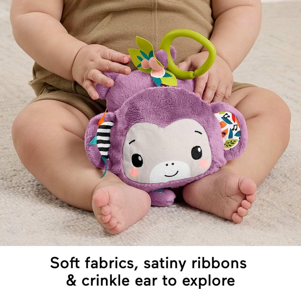 Fisher-Price Sing And Go Purple Monkey Hanging