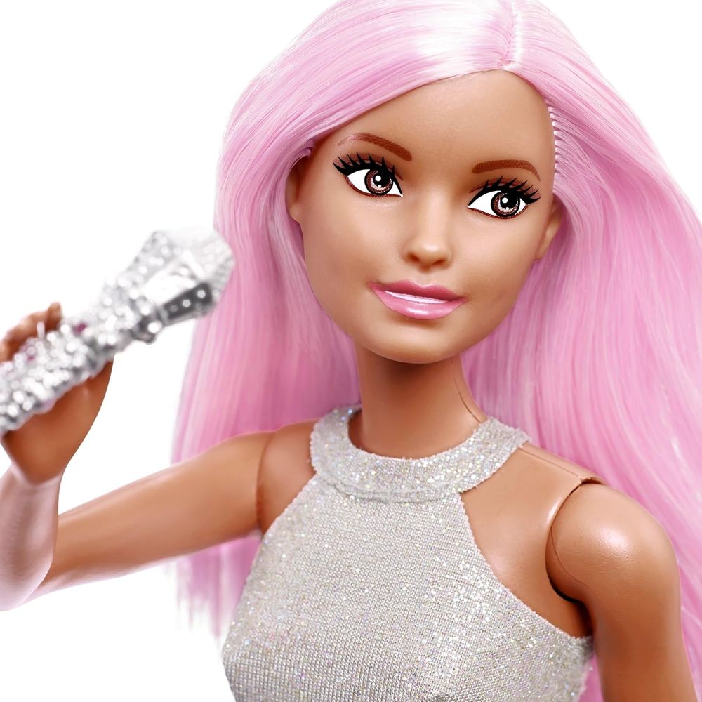 Barbie - Pop Star Doll With Microphone Stand And Microphone - 32.5 cm