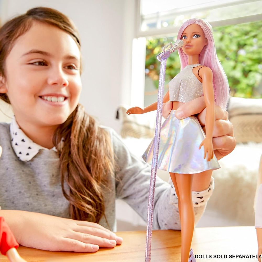 Barbie - Pop Star Doll With Microphone Stand And Microphone - 32.5 cm