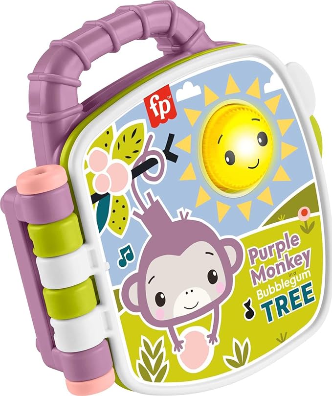 Fisher-Price Purple Monkey Musical StoryBook