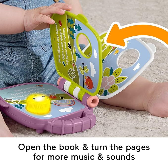 Fisher-Price Purple Monkey Musical StoryBook