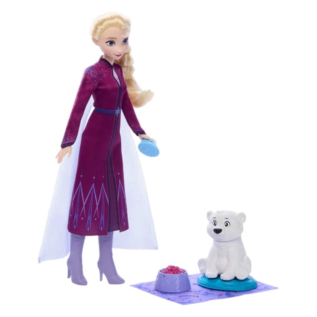 Disney Princess - Frozen Fashion Dolls Elsa And Baby Bear