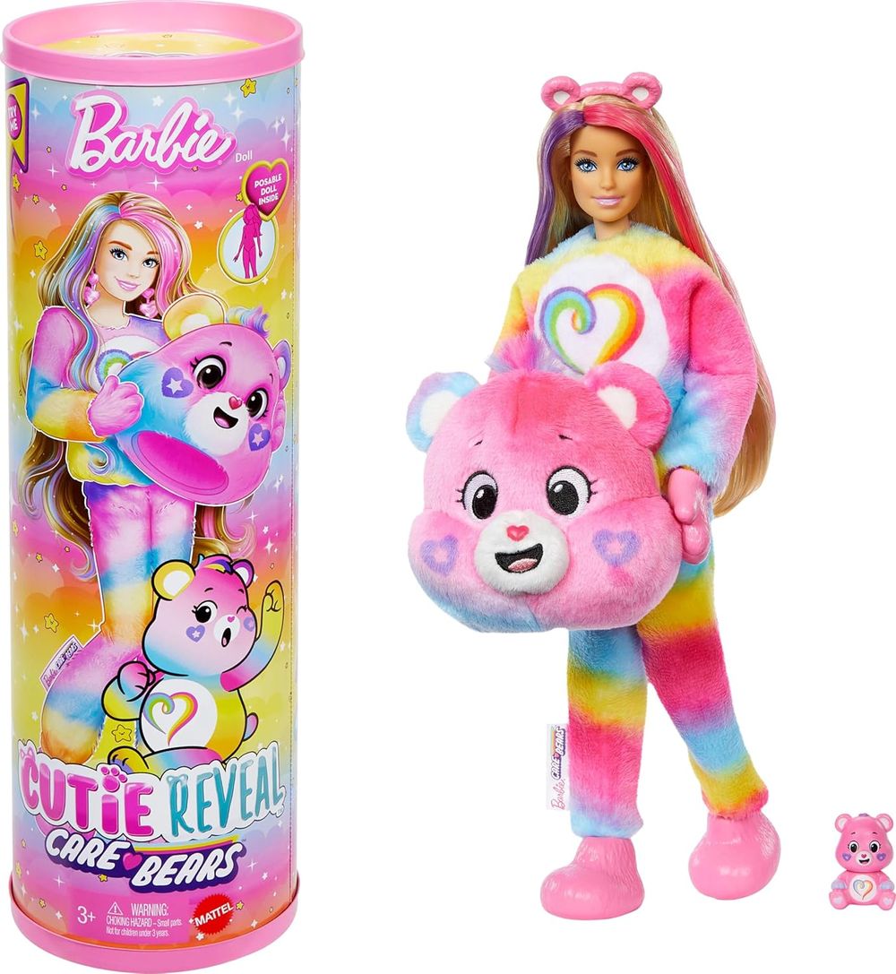 Barbie - Cutie Reveal Care Bears Series 2 - Togetherness Bear