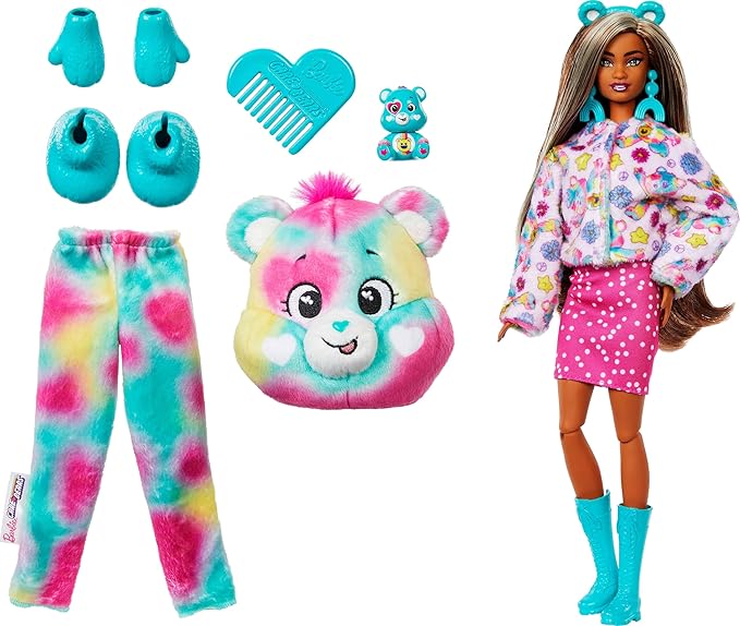 Barbie - Cutie Reveal Care Bears Series 2 - Good Vibes Bear