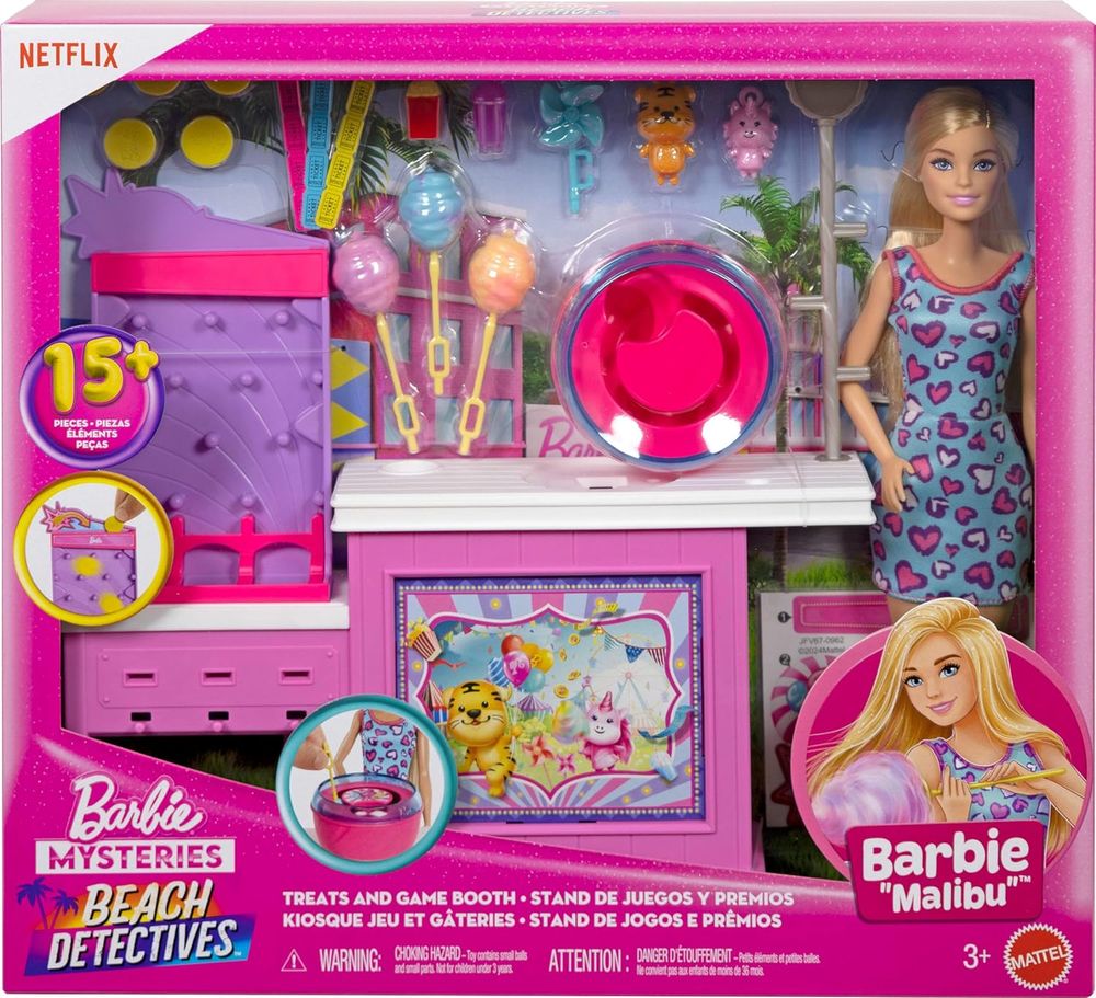 Barbie - Mysteries - Cotton Candy & Game Playset
