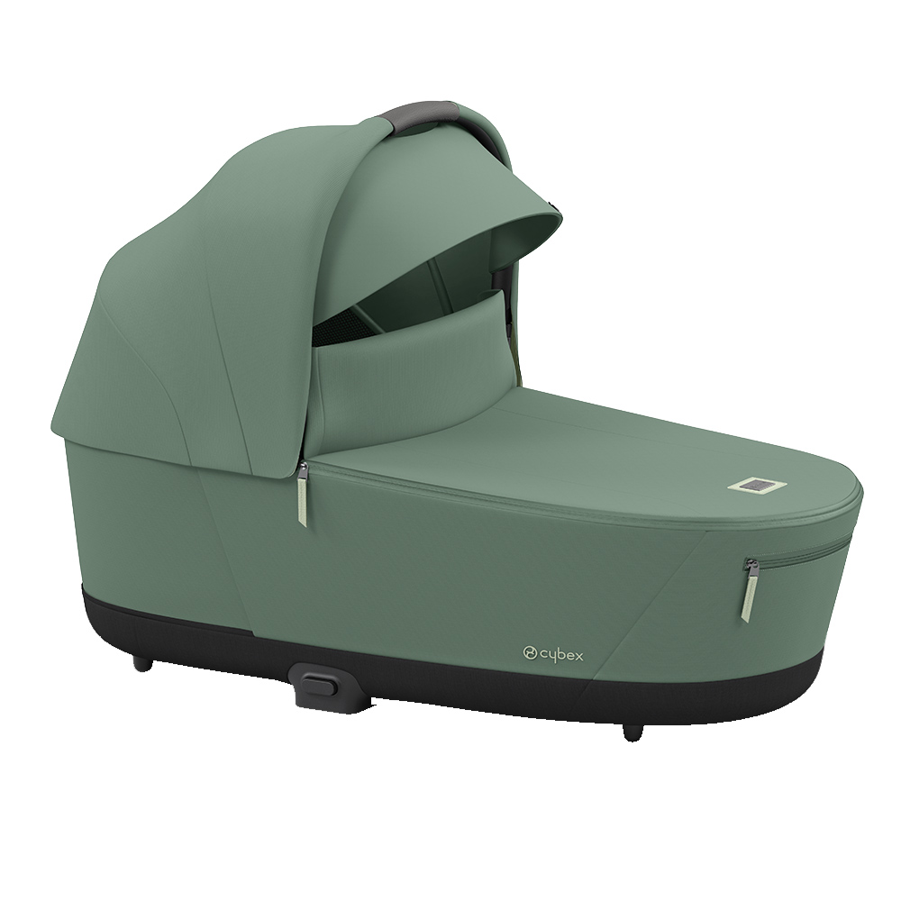 Cybex - Priam Lux Carry Cot - Leaf Green/Dark Green