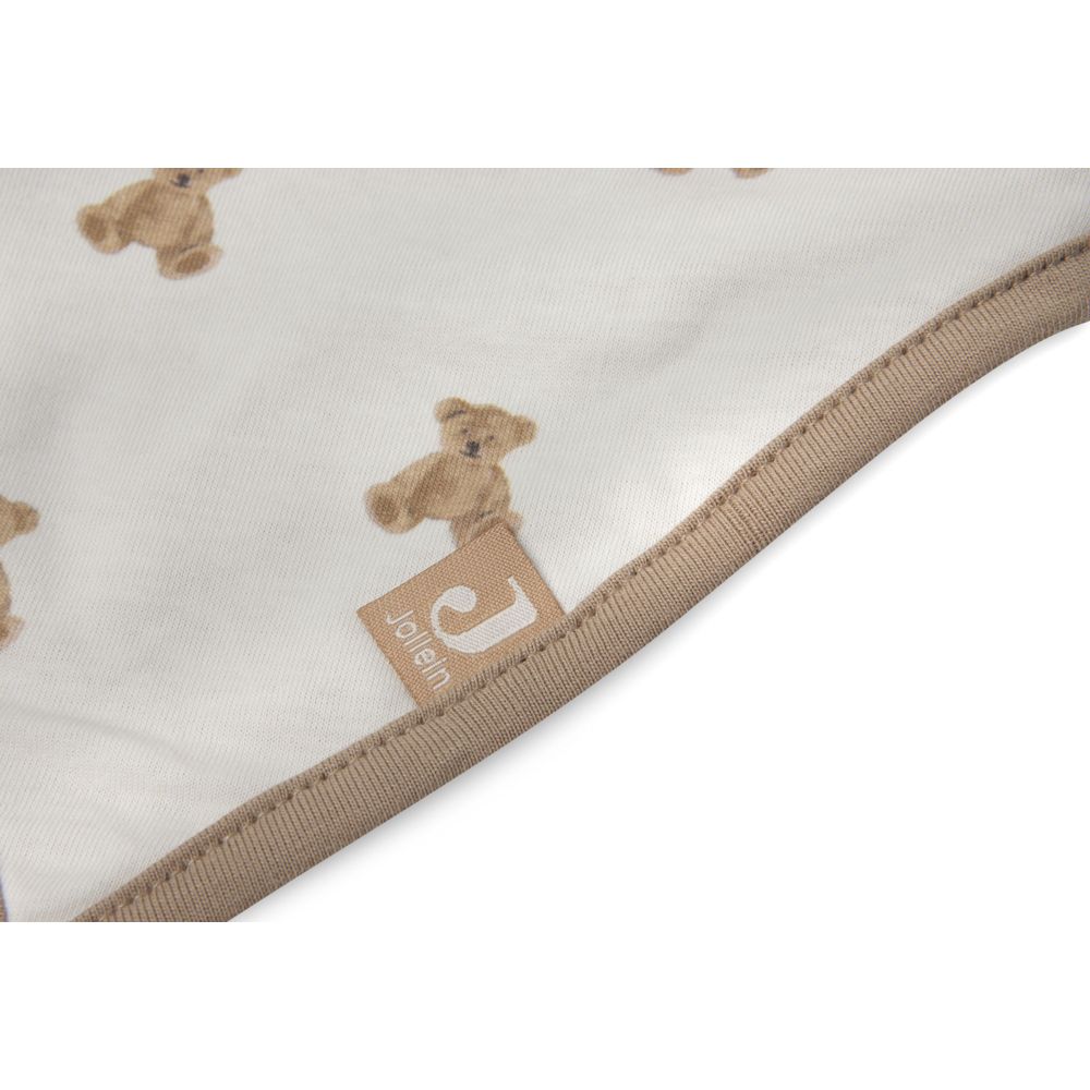 Jollein Baby Bandana Bibs Teddy Bear 2 Pc Set