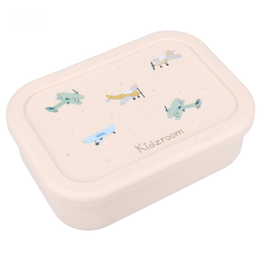 Kidzroom - Kids Lunchbox With 3 Compartments - Small Talk - Beige
