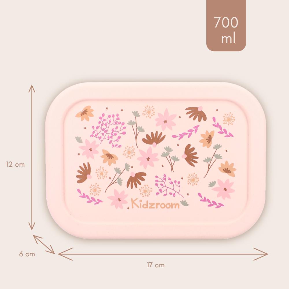 Kidzroom - Kids Lunchbox With 3 Compartments - Enchanted Memories - Pink
