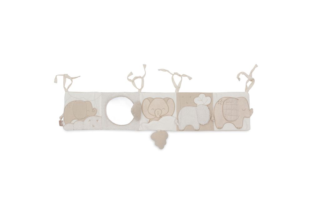 Jollein Elephant Tales Playpen Activity Book - Ivory
