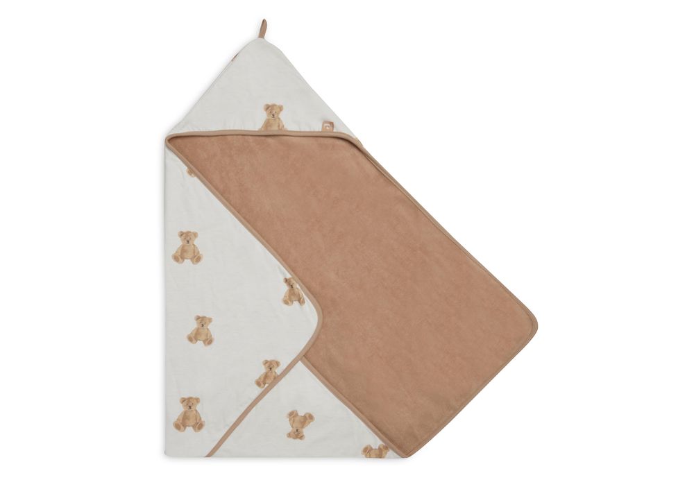 Jollein Teddy Bear Bath Cape - 75x75cm