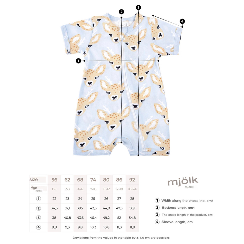 Mjolk Sleep and Play Romper Desert - Rose