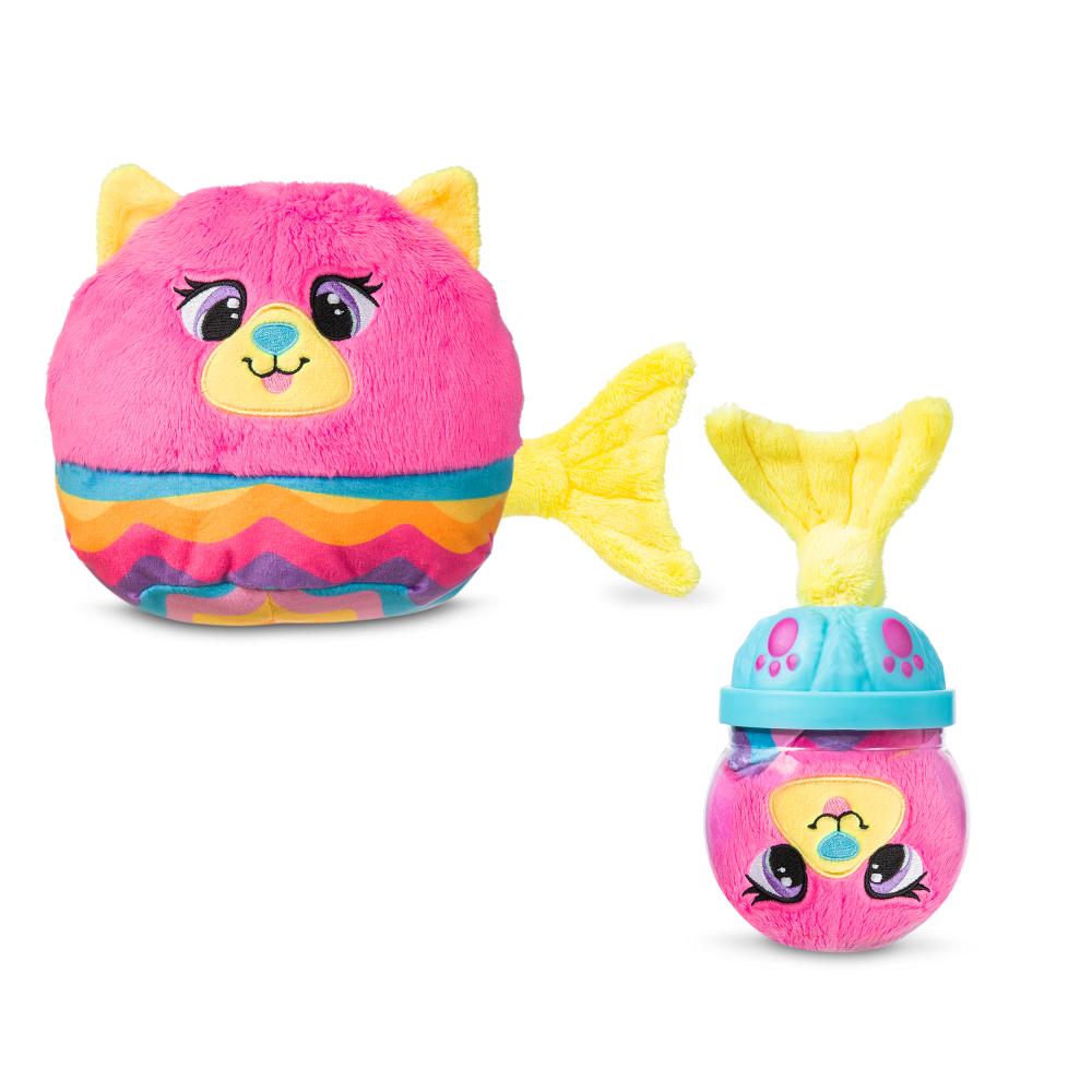 Misfittens - Kittens Fish Bowl Plush Toy - 15 cm - Style May Vary - 1 Pc
