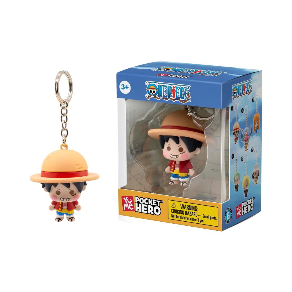 One Piece - Chibi Series Pocket Hero Collectible Keychain - Luffy