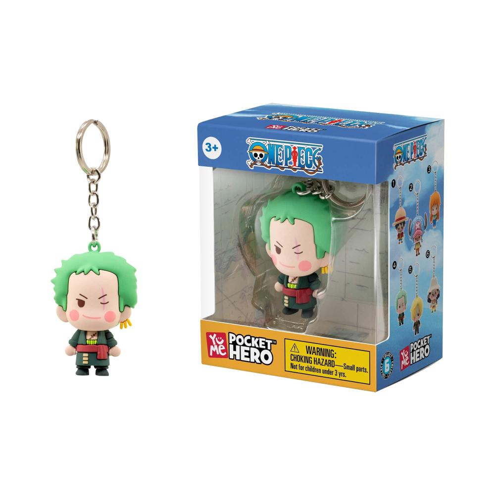 One Piece - Chibi Series Pocket Hero Collectible Keychain - Zoro