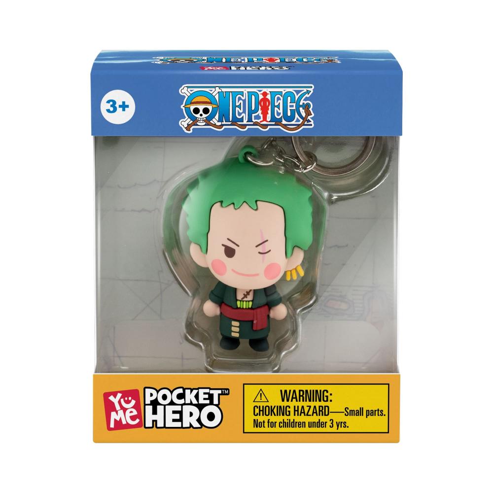 One Piece - Chibi Series Pocket Hero Collectible Keychain - Zoro