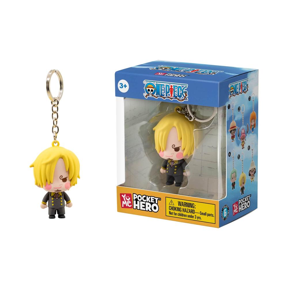One Piece - Chibi Series Pocket Hero Collectible Keychain - Sanji