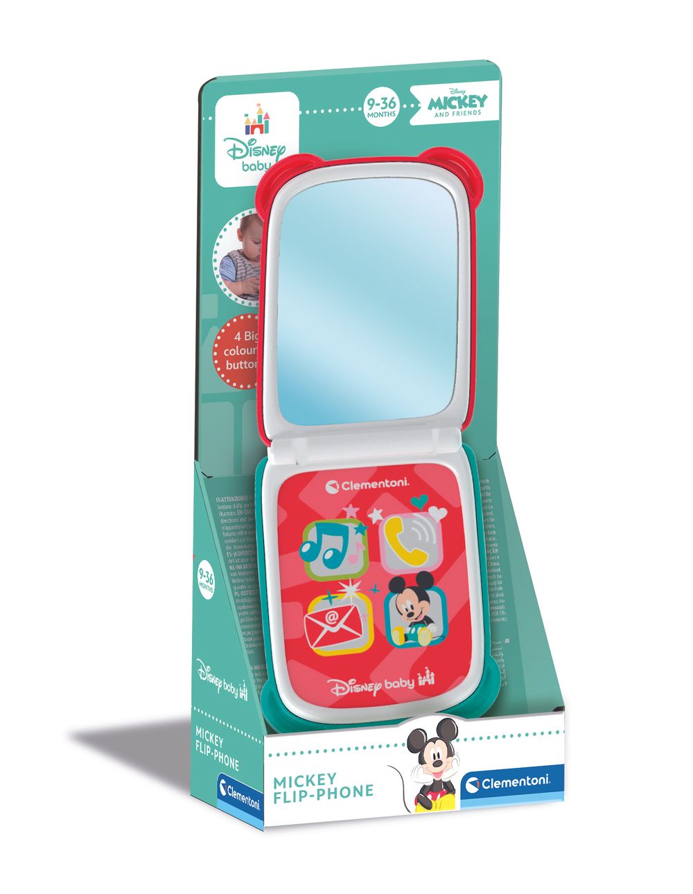 Clementoni - Mickey Mouse Flip Phone