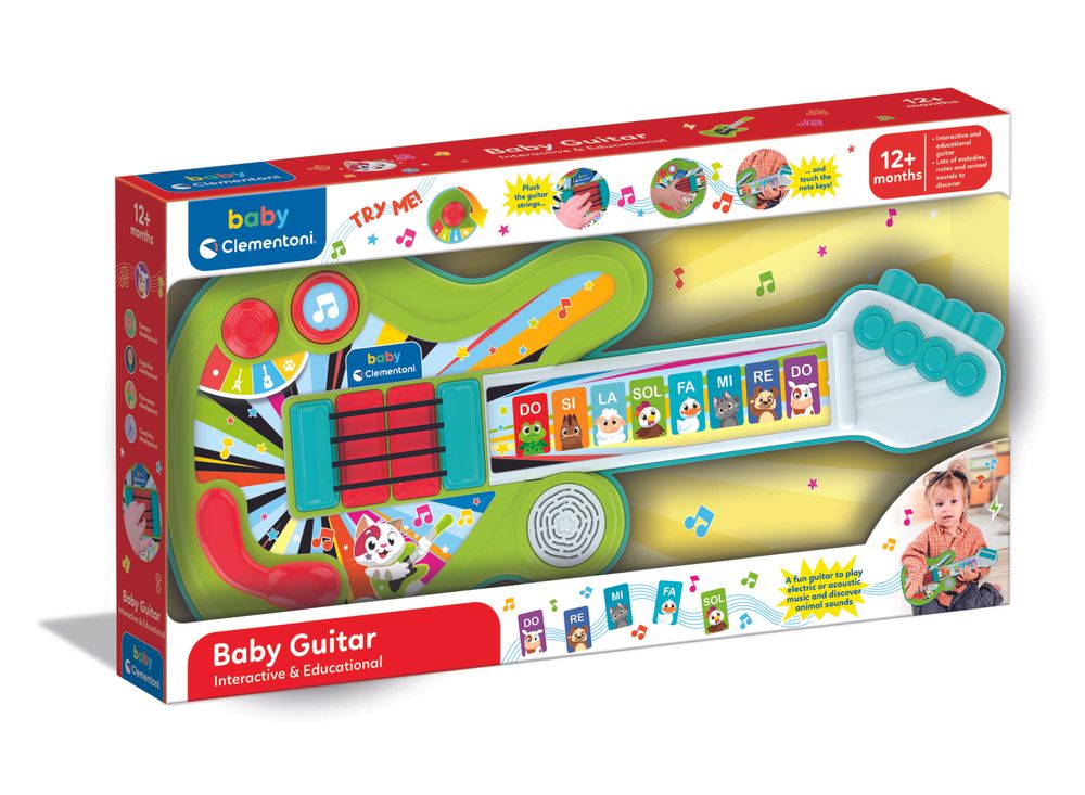 Clementoni - Interactive Baby Guitar