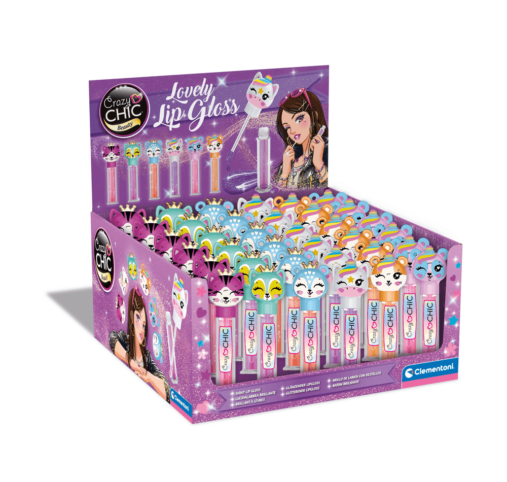 Clementoni - Crazy Chic Lovely Lip Gloss - Style May Vary