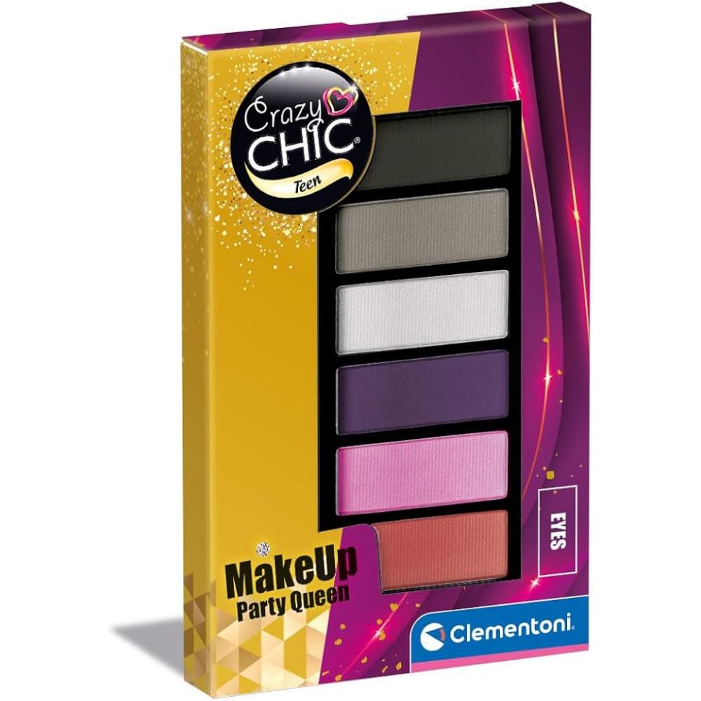 Clementoni - Crazy Chic Eyeshadow Palette - Party Queen