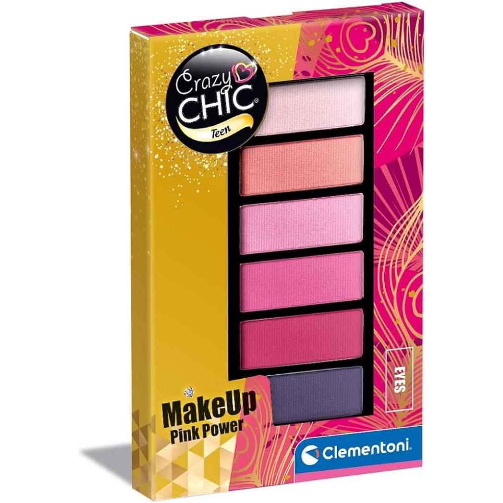 Clementoni - Crazy Chic Eyeshadow Palette - Pink Power