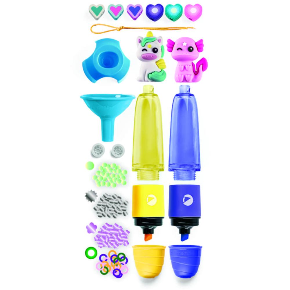 Clementoni - Idea Create Your Highlighter - Tendy Animals - 2 Pc