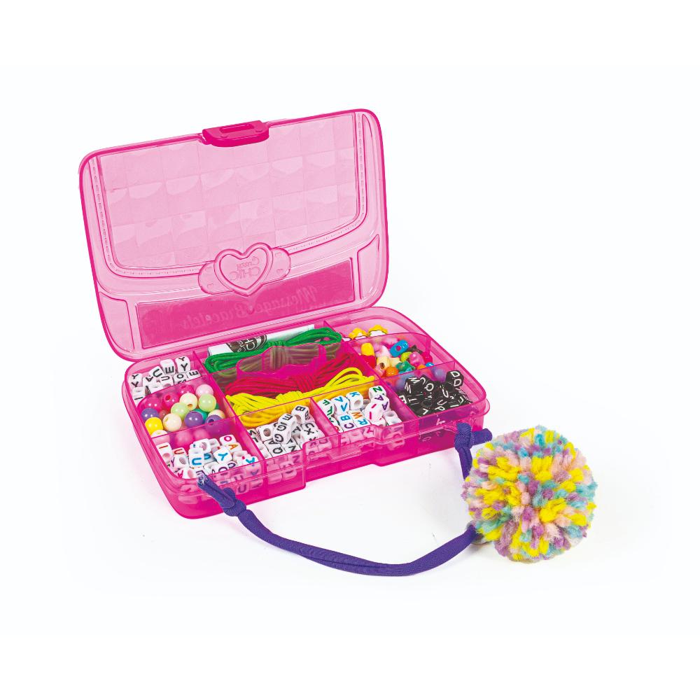 Clementoni - Crazy Chic Message Beads Bracelet Kit
