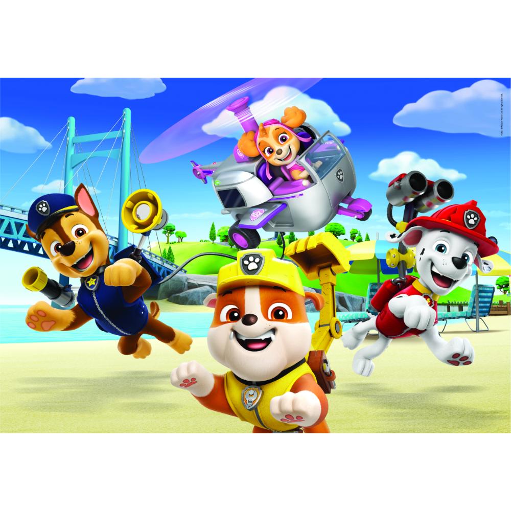 Clementoni - Paw Patrol Action Puzzle - 2x60 Pcs