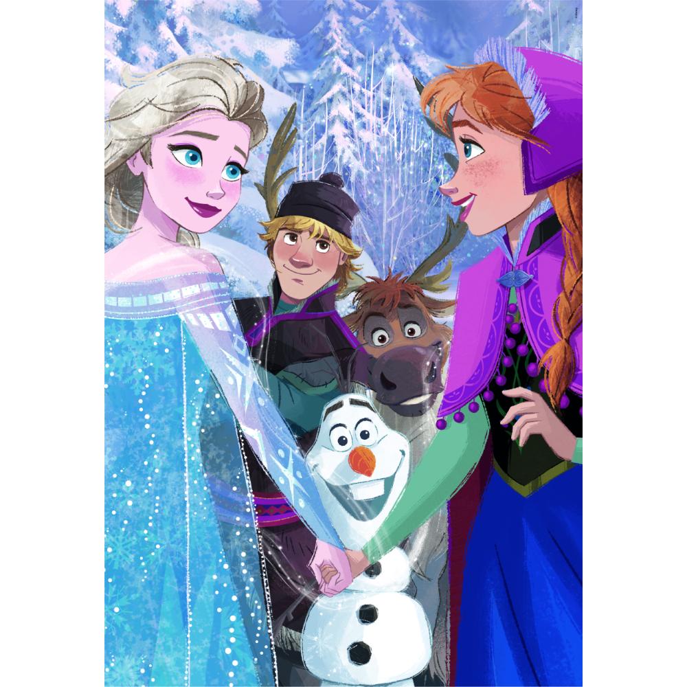 Clementoni - Disney Frozen Clasp Puzzle - 104 Pcs