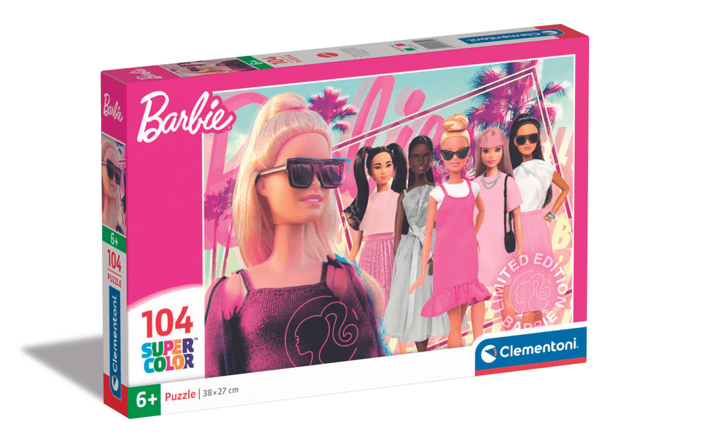 Clementoni - Barbie Fashion Super Color Jigsaw Puzzle - 104 Pcs