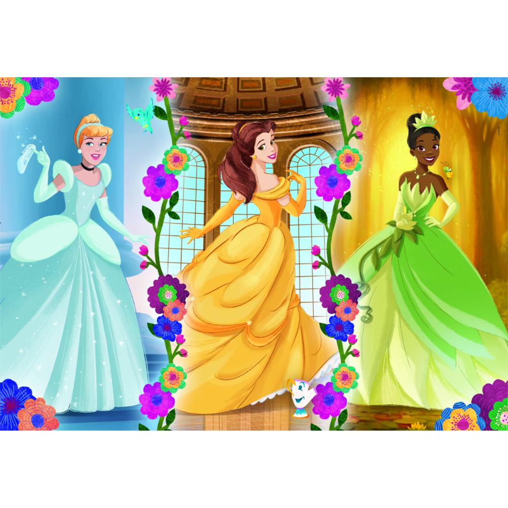 Clementoni - Disney Princess Gown Puzzle - 104 Pcs