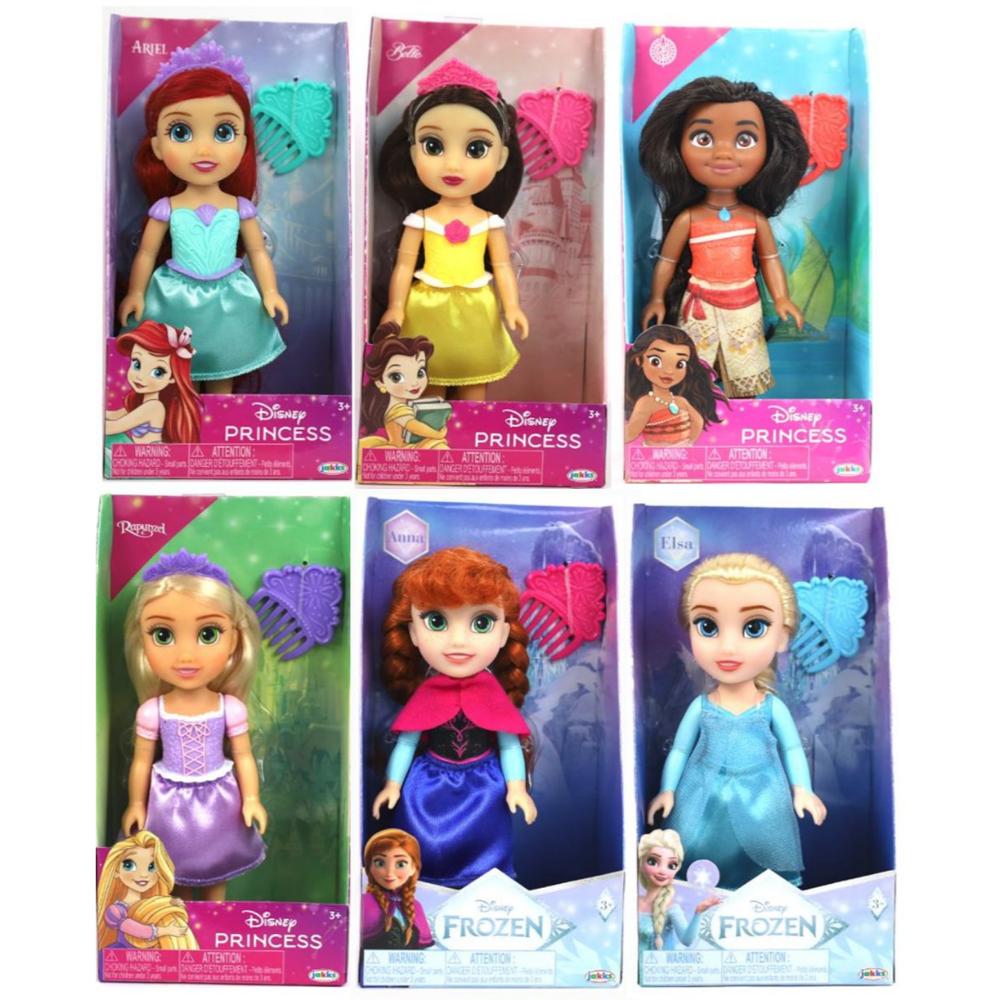Disney - Princess Petite Doll With Comb - Style May Vary - 6-inch