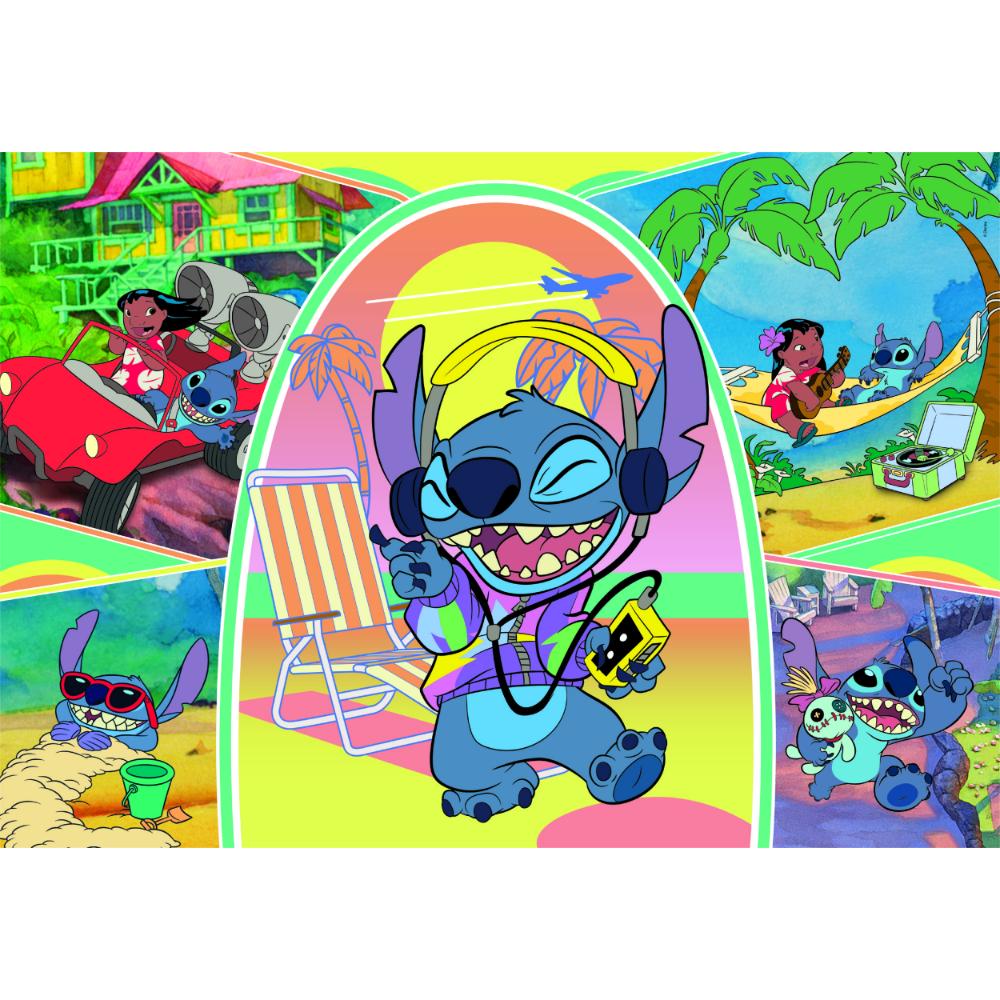 Clementoni - Jigsaw Puzzle Adventurer Stitch - 180 Pc Set