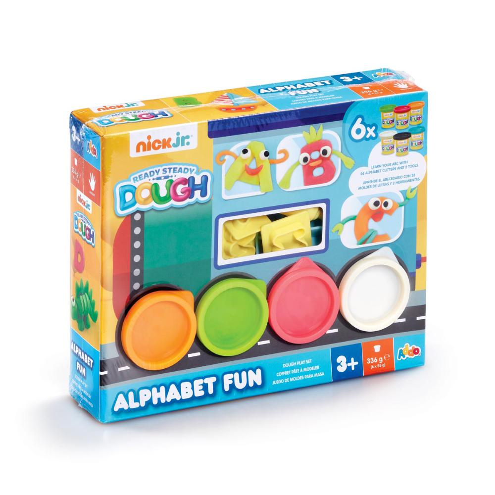 Addo - Colorful Play Dough Alphabet-themed Fun Set - 1 Pack - Colors May Vary